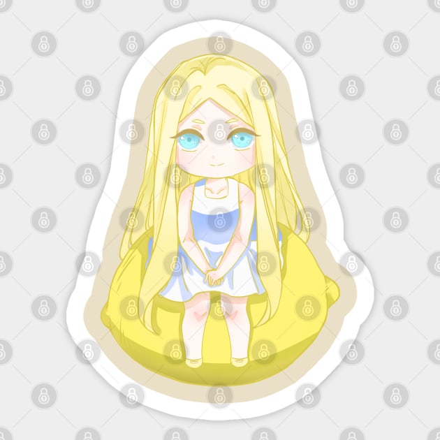 Lemon girl Sticker by L’étoile stéllaire